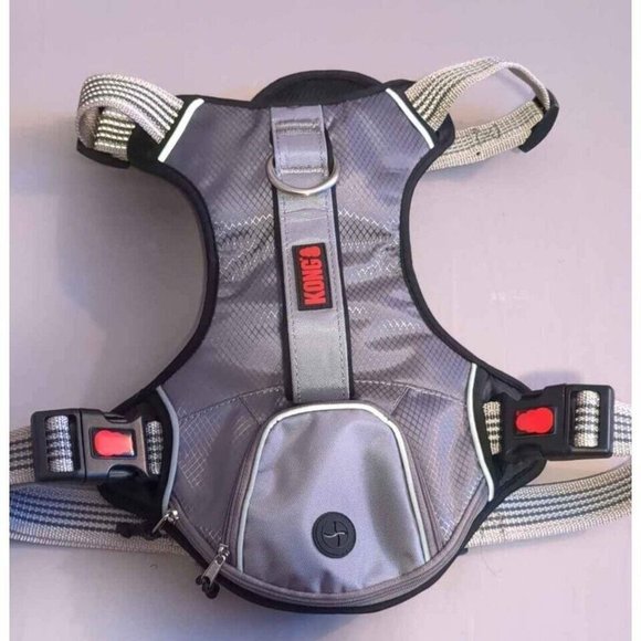 Kong Dog Kong Reflective Pocket Waste Bag Gray Harness Xl Poshmark